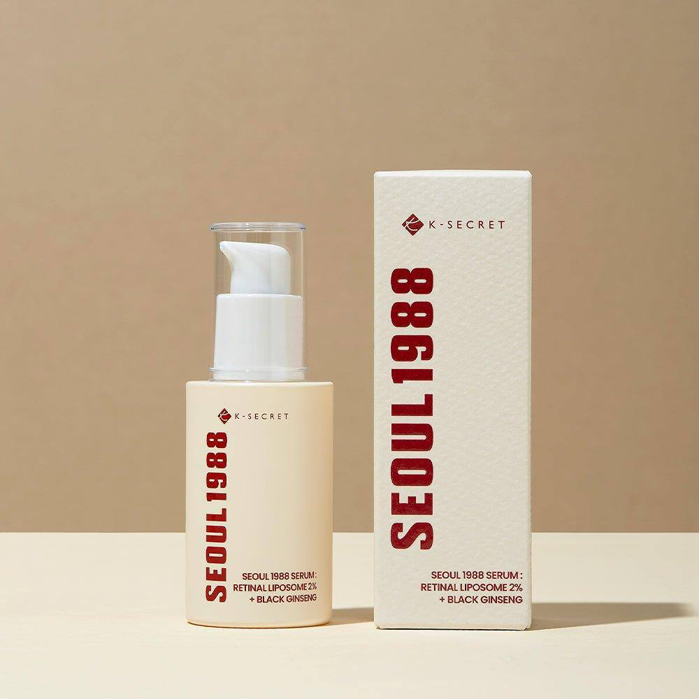 سيول 1988 سيروم: ليبوسوم شبكي 2% + الجينسنغ الأسود SEOUL 1988 SERUM : RETINAL LIPOSOME 2% + BLACK ✨GINSENG • 
